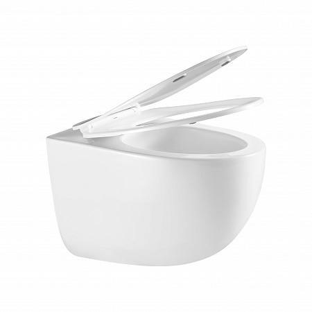 Подвесной унитаз безободковый Terminus Енисей Monolit 560х390 белый Мурманск - фото 7