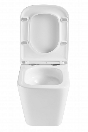 Подвесной унитаз безободковый Terminus Ватикан Monolit 490х340 белый Мурманск - фото 7