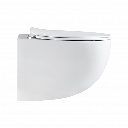 Подвесной унитаз безободковый Terminus Енисей Monolit 560х390 белый Мурманск - фото 4